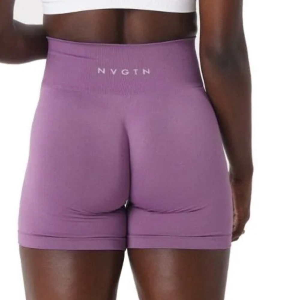 Orchid Solid Seamless Shorts NVGTN